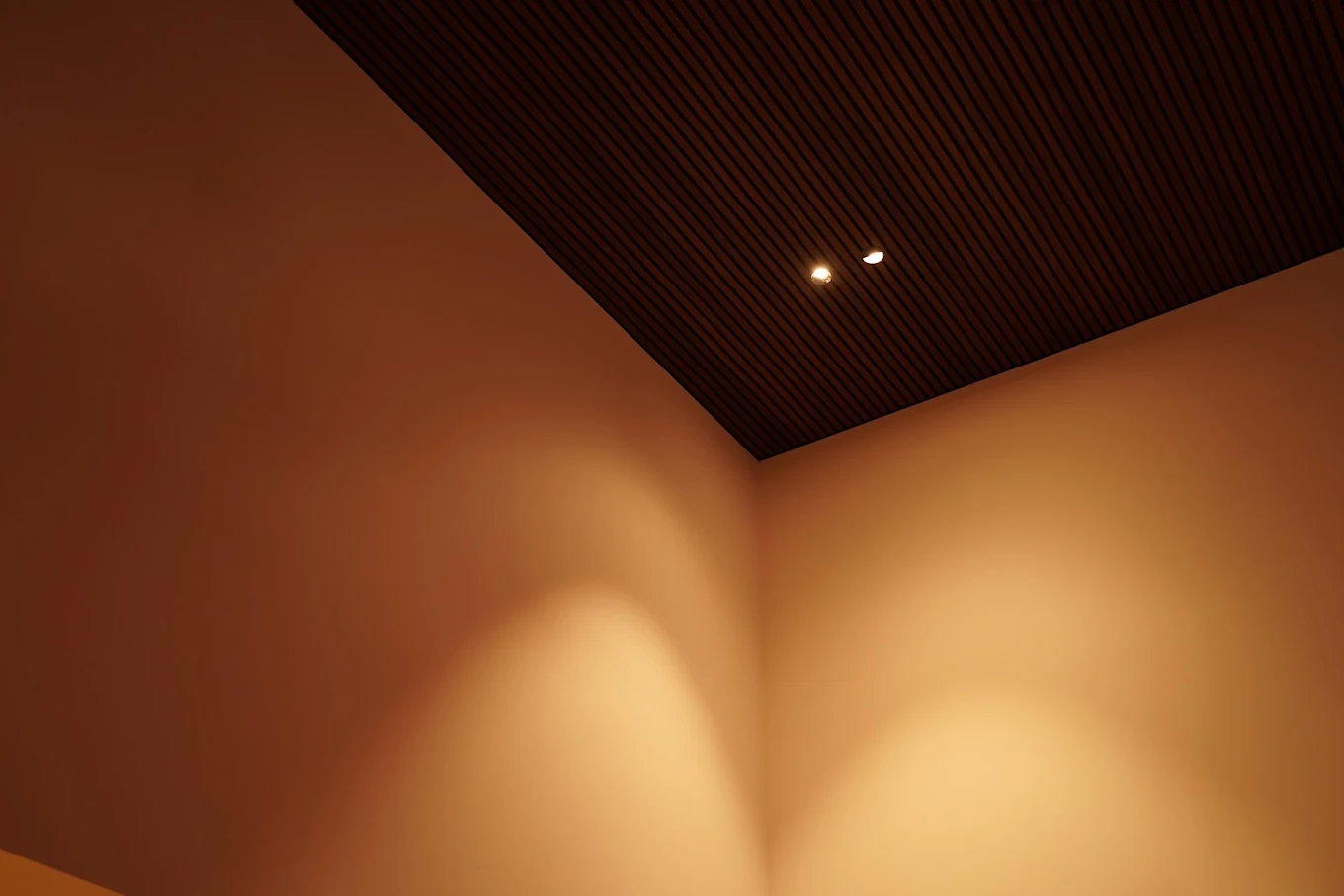 Batten ceiling accent lighting
